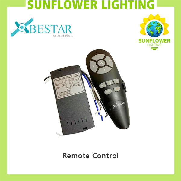 Bestar Ceiling Fan AC Remote Control 