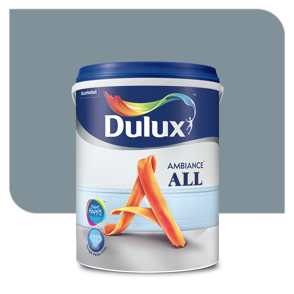 Dulux Ambiance™ All Premium Interior Wall Paint (Smoke Grey 30109