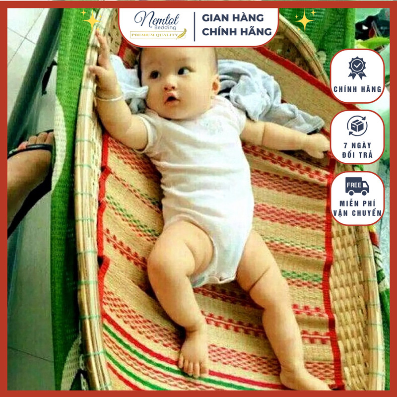 ✨sale lớn✨chiếu để nôi, cũi cho bé, chiếu cối xuất khẩu 60x100cm chiếu lót võng, nôi cho bé sơ sinh, xuât khẩu giá siêu rẻ, chiếu cối nhỏ cho bé đi học, chiếu lót cối xk thoáng mát dễ giặt giũ cho trẻ nhỏ_nemtot bedding