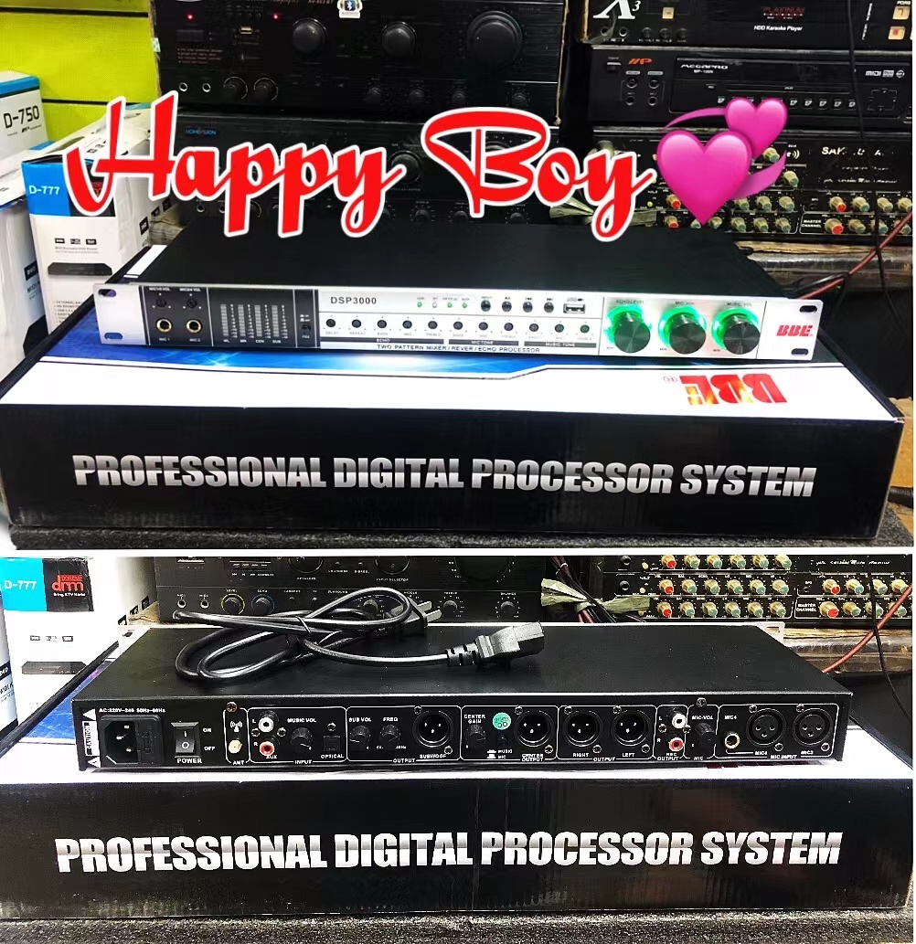 DBX/BBE DSP3000 Microphone audio vocal Effects DSP reverb digital