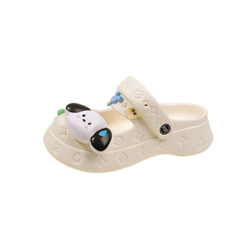 QiaoYiLuo flat slippers and slip-on shoes with non-slip sole and tough tread for women
