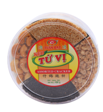 [HCM]Kẹo Tứ Vị Tuấn Đạt 180g