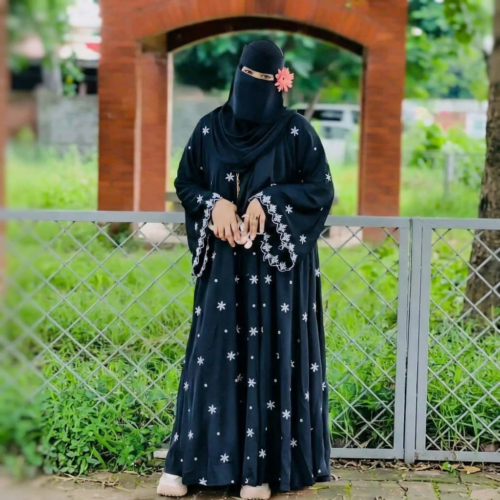 Dobai cerry febris fabrich beautiful borka always use & very stylish & comfortable design