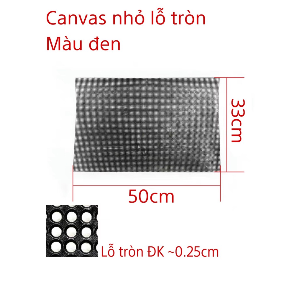 Canvas nhựa lót túi