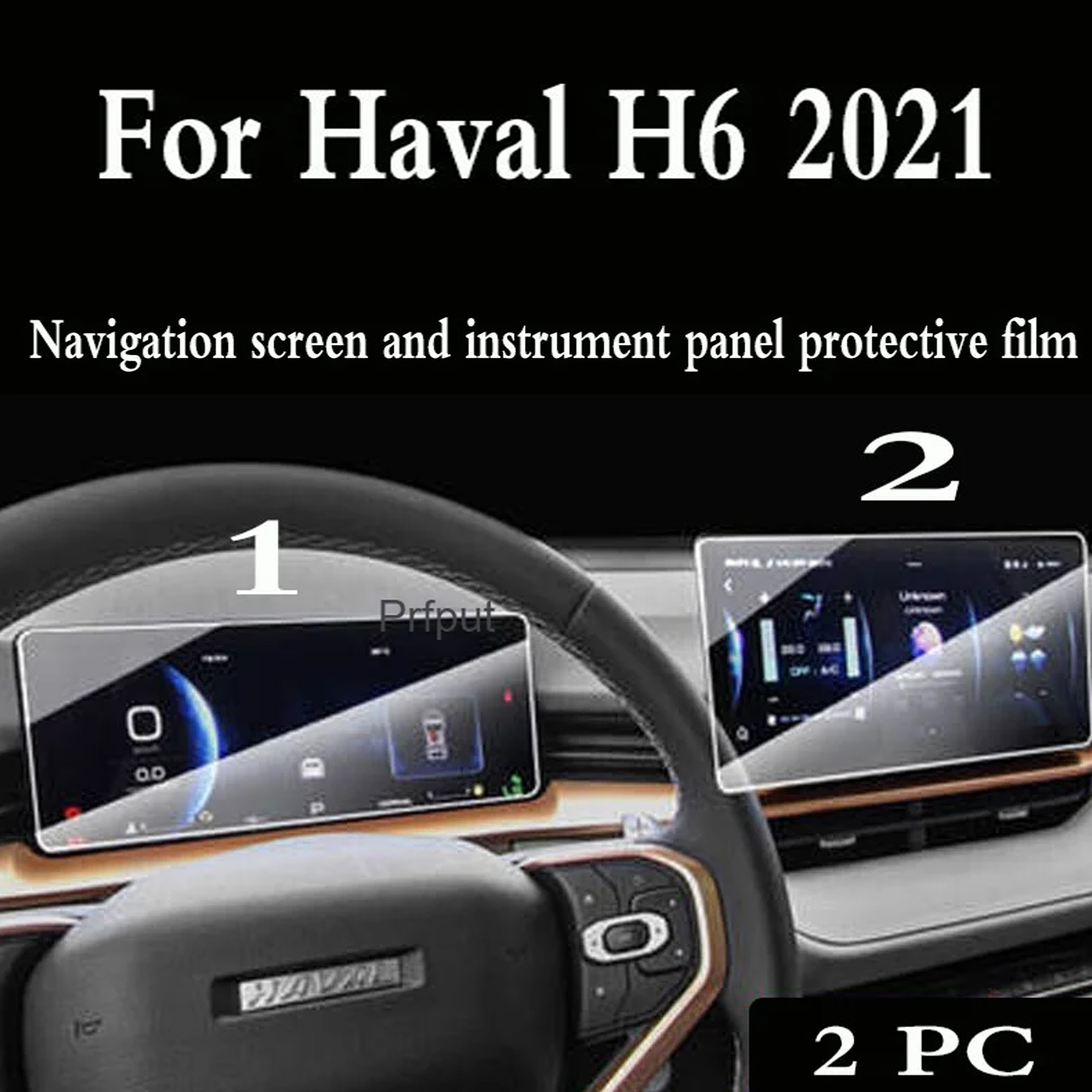 HAVAL H6 2021 Haval H6 Android Screen Protector & Speedo Metter ...