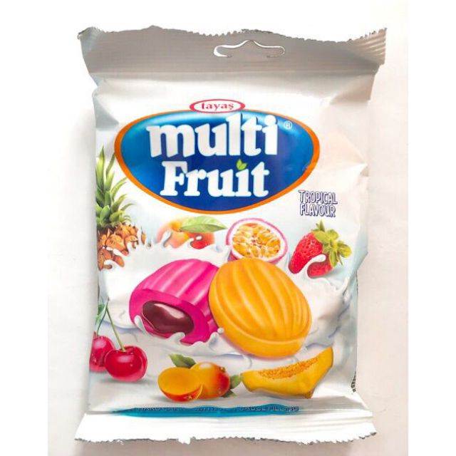 Thanh Hoá - Kẹo trái cây hỗn hợp Multi Fruit Tayas gói 90g