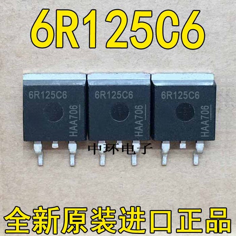 10 pcs ipb60r125c6 6r125c6 to-263 30a 600v mos