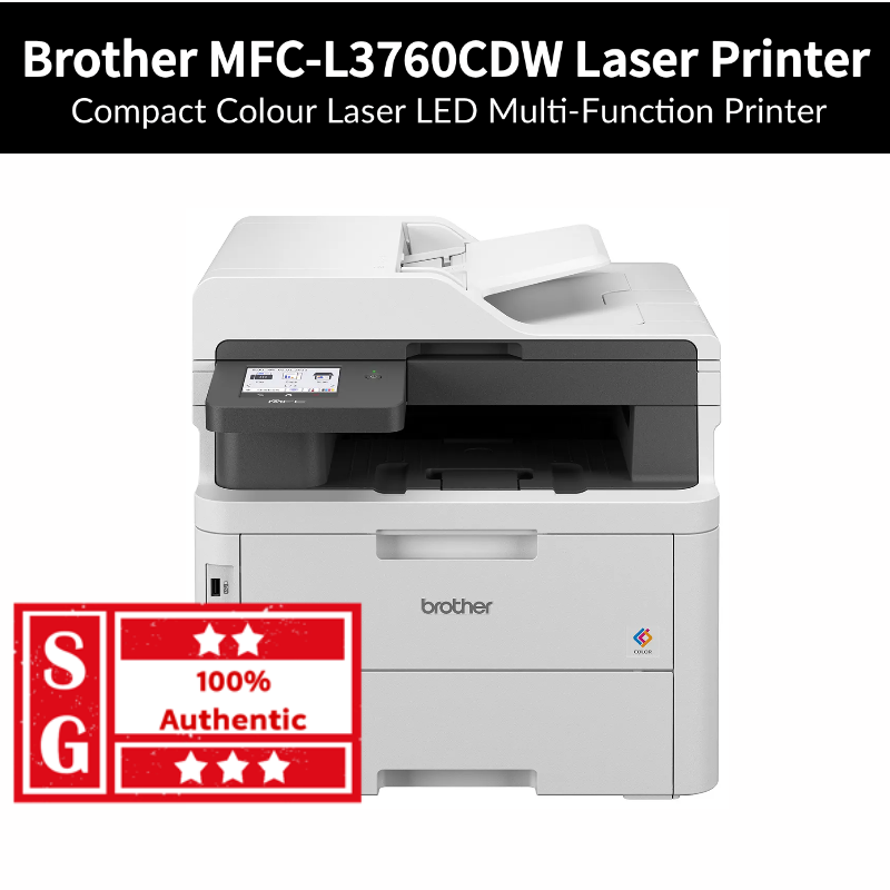 [NEW!] Brother MFCL3760CDW Compact Colour Laser LED MultiFunction