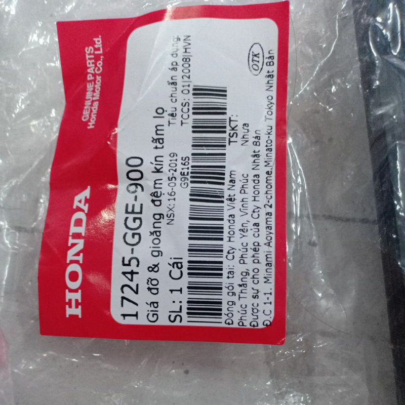 Lọc gió + Đế bắt lọc gió Lead 110 Scr 110 ( bán lẻ từng cái )