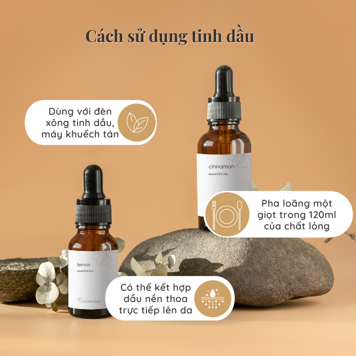Tinh Dầu Xông Phòng Hương Thảo Rosemary Nguyên Chất Thiên Nhiên, Thơm Phòng, Massage thư giãn Chai 10ml