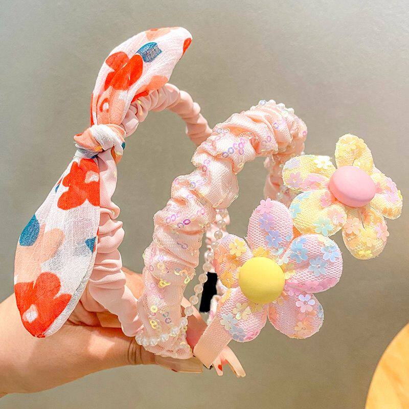 Set 3 Băng Đô Nơ Dễ Thương Cho Bé Gái