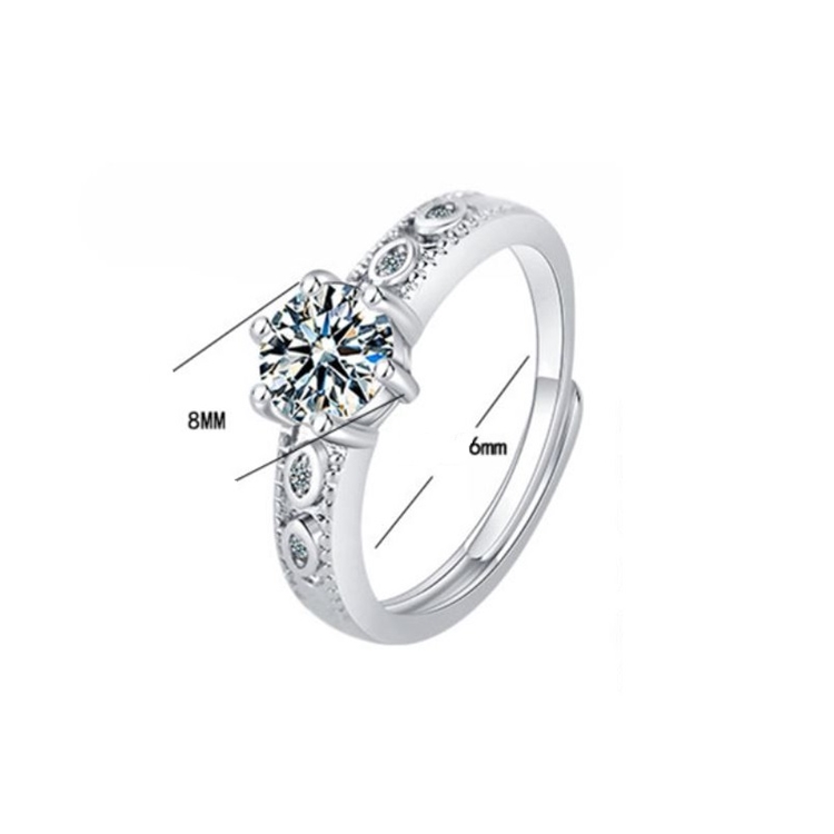 Nhẫn nữ thời trang phong cách Hàn bạc Ý S925 N78