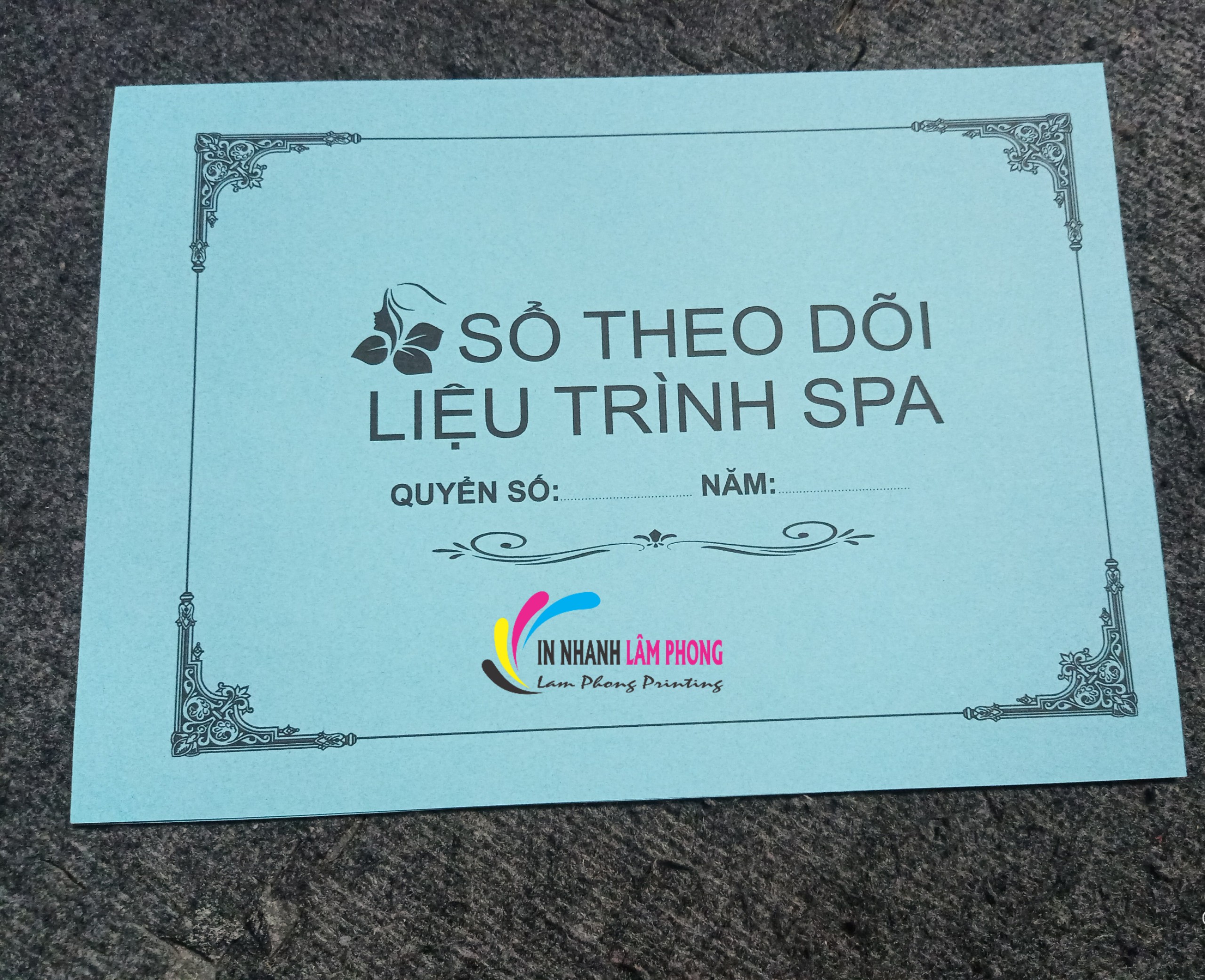 (fREESHIP) Sổ Theo Dõi Khách Hàng Spa
