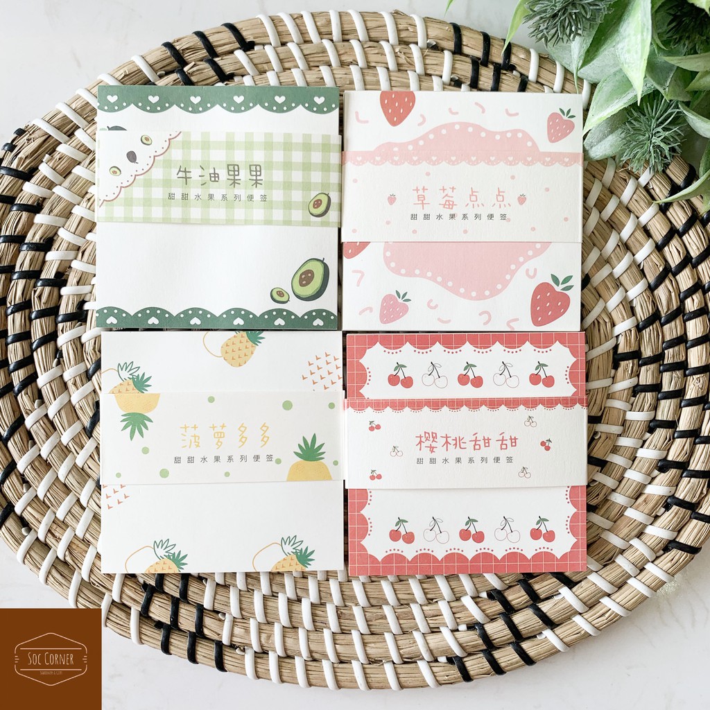 Tập giấy NOTE Memo Pad Sweet