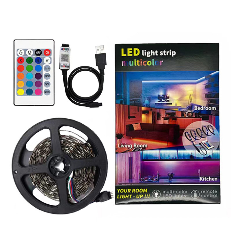 Đèn Led dây RGB 7 màu cuộn 5m