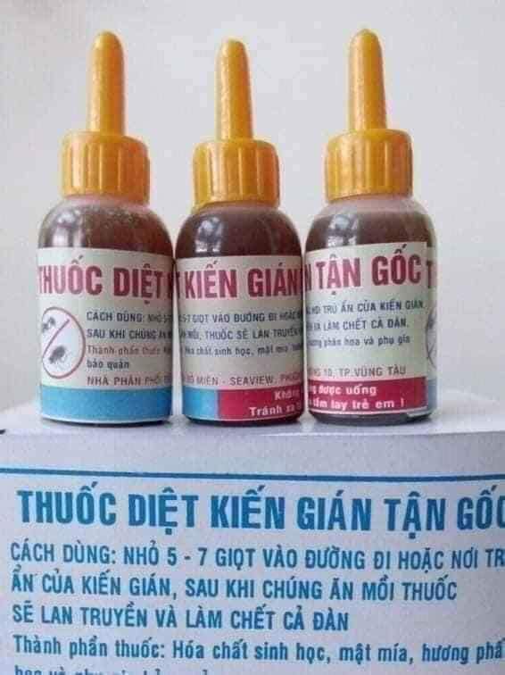 COMBO 5 LỌ THUỐC DIỆT KIẾN GIÁN DIỆT TẬN GỐC