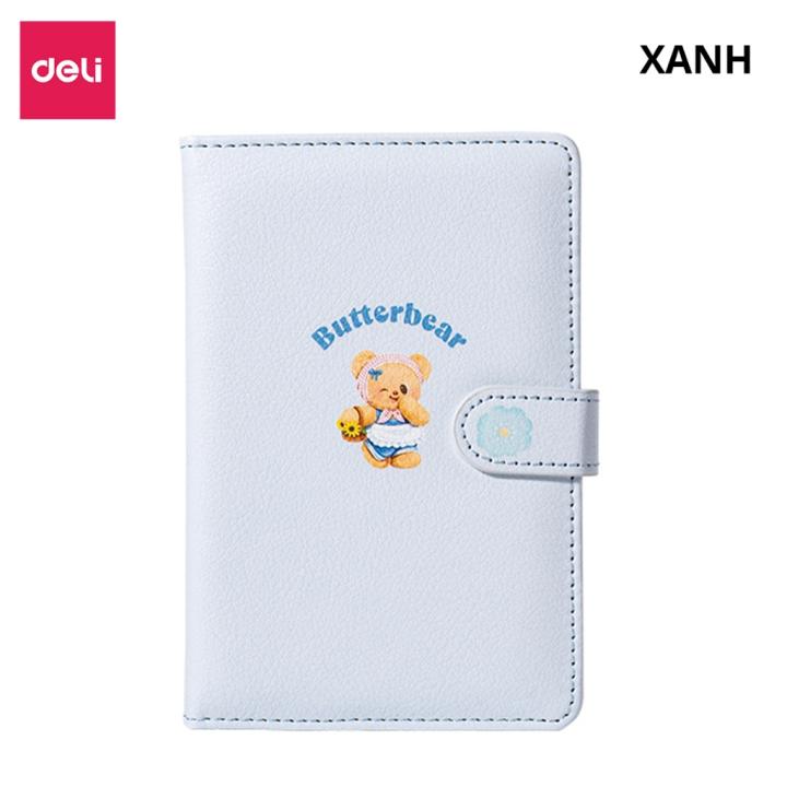 Sổ da A6 Butter Bear x Deli 96…