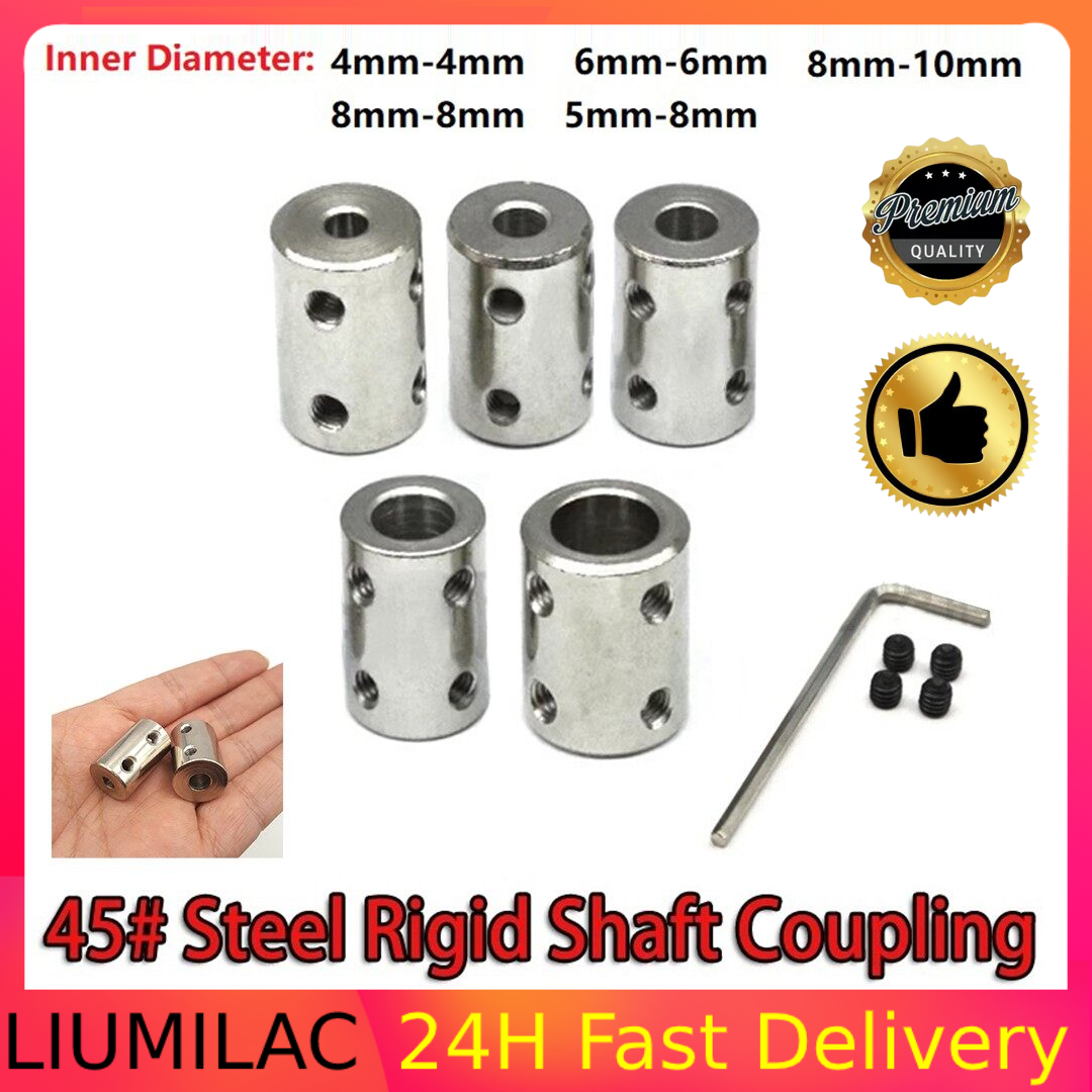 Durable Rigid Shaft Coupling Motor Silver 1pcs 90 Degree Connector ...