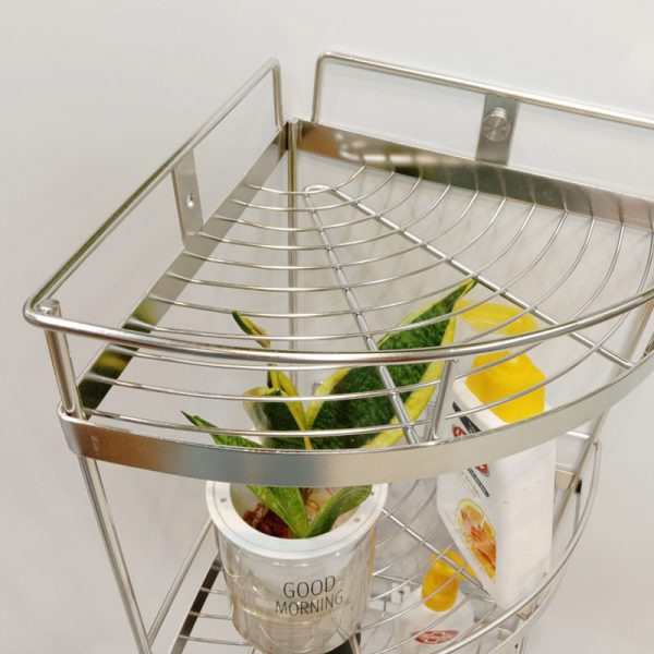 Kệ Inox Góc 3 Tầng Siêu Bền