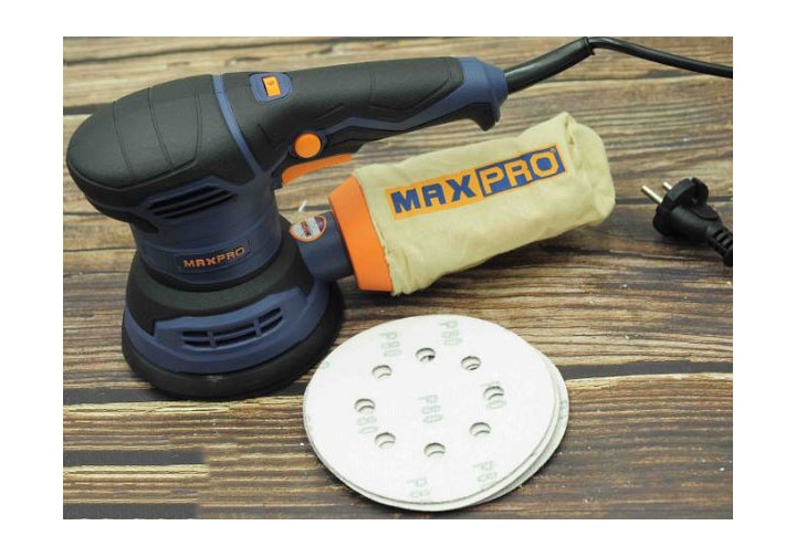 5inch (125mm) Máy chà nhám tròn 300W Maxpro MPRS300V1 (tay cầm dài)