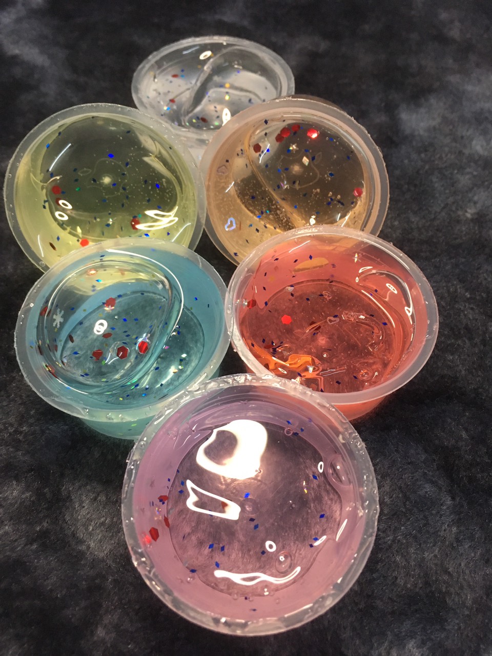 slime (xà lam) dẻo đa màu sắc LỐC 12 HỦ