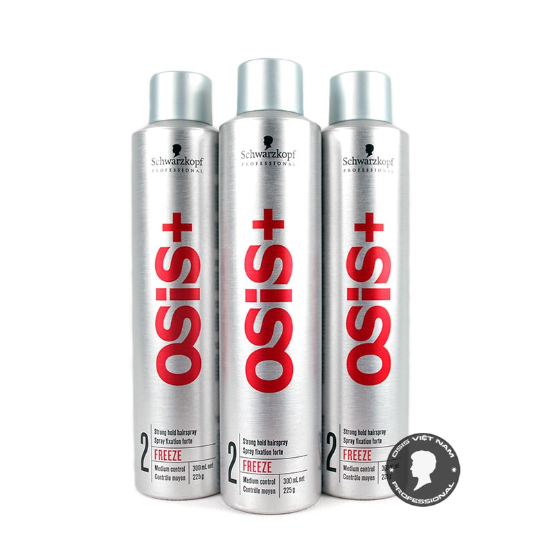 Keo xịt giữ nếp tóc Osis+ 2 Freeze Finish 300ml