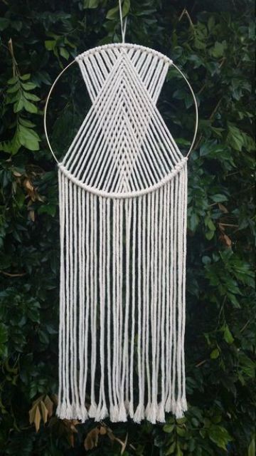 Vòng sắt tròn (size 18cm, 20cm, 25cm, 30cm) làm dreamcatcher, macrame