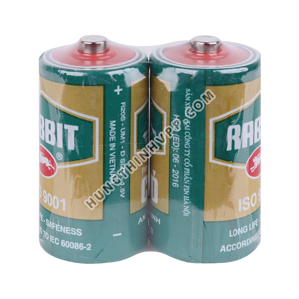 Pin Con Thỏ Mạnh Mẽ, Bền Bỉ/ 1Đôi