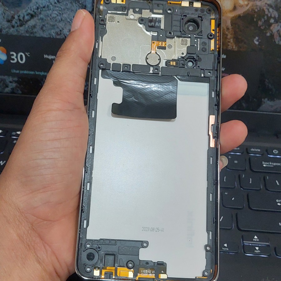 Original Back Casing Housing Kesing Infinix Note 30 Backdoor+Tulang Bezel. 