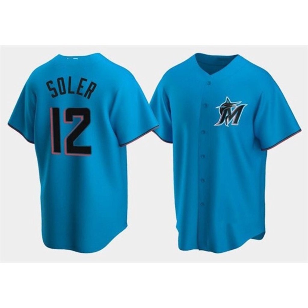 Mejor Precio En A Granel 12 Jorge Soler Marlins Jersey Yuli