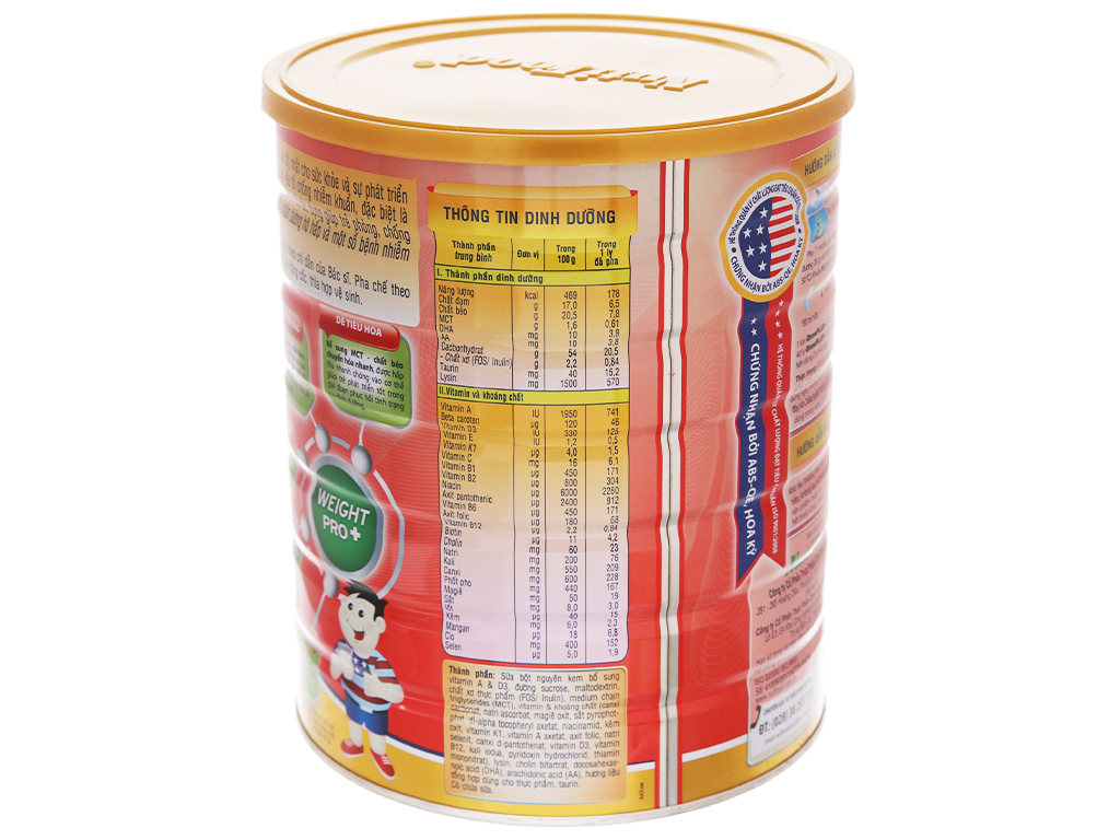(date tháng 1/2026)Sữa Bột Nutifood Grow Plus+ Đỏ - Hộp 1,5kg
