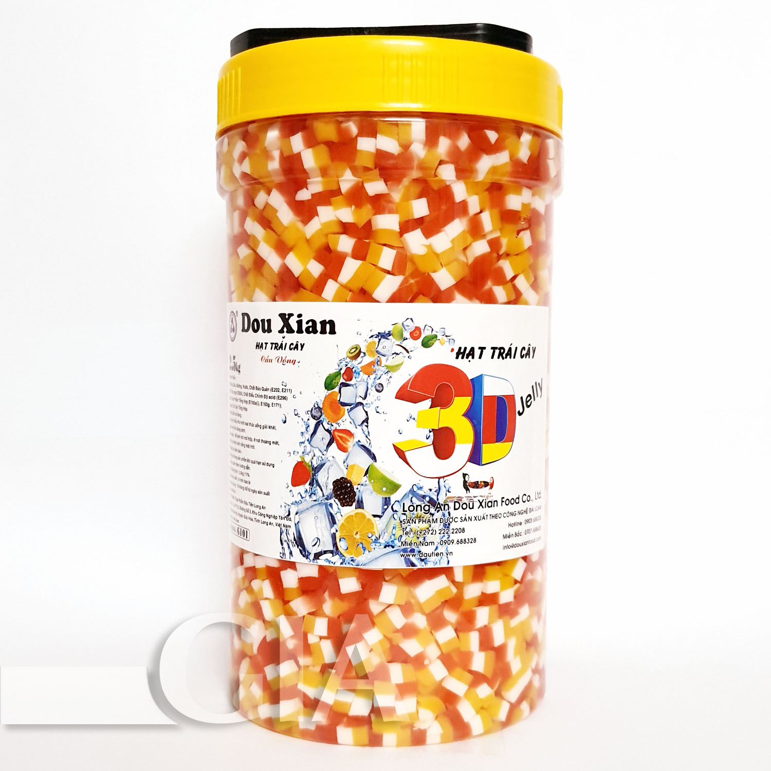 Thạch rau câu 3D Douxian hộp 2.5kg