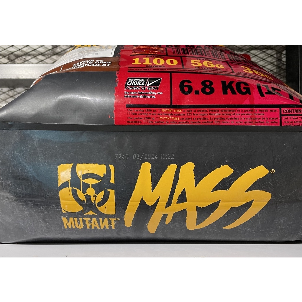 Sữa tăng cân nạc Mutant Mass, 15 Lbs (6.8 kg)