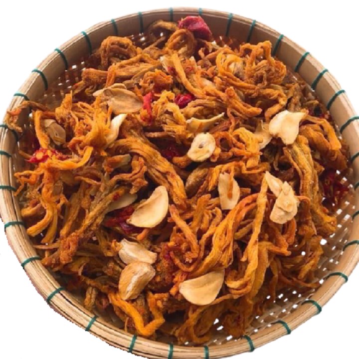 1KG KHÔ GÀ CHÁY TỎI