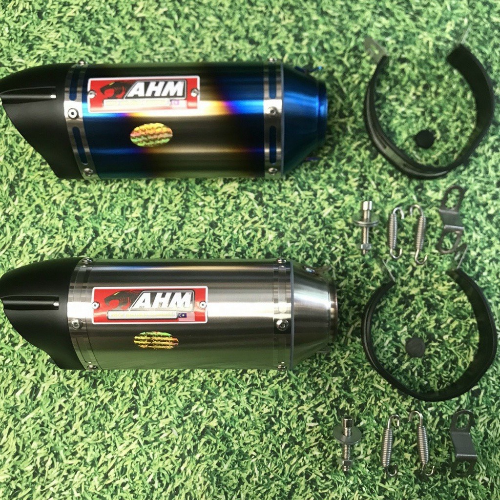 Pô AHM M3 Titan và Bạc Tặng Kèm Tiêu Pô, Ốc bắt lò xo