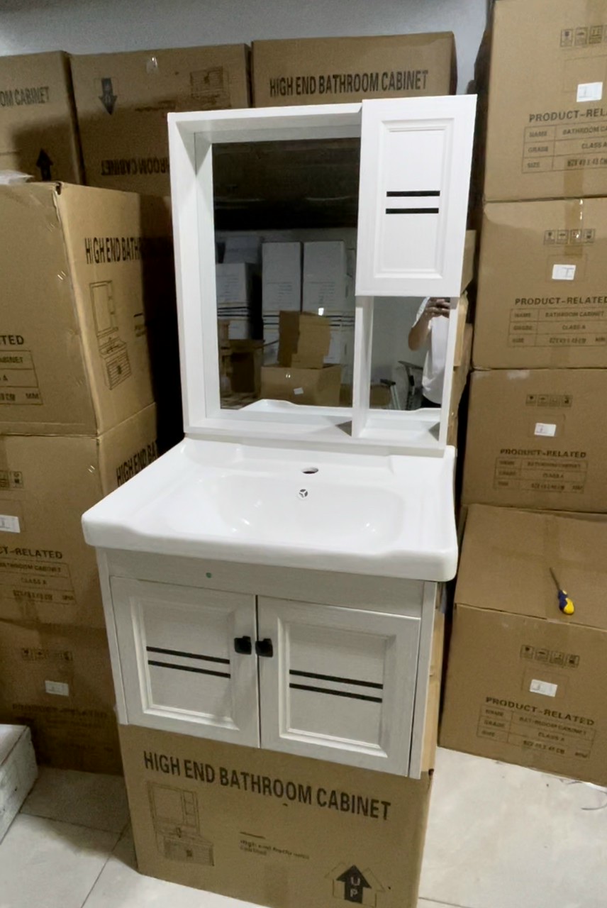Bộ combo tủ lavabo và kệ gương