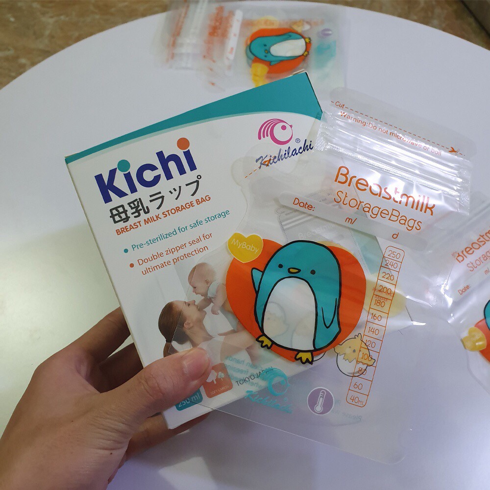 Túi trữ sữa kichi 250ml chính hãng cho mẹ và bé  50 túi - ảnh sản phẩm 2