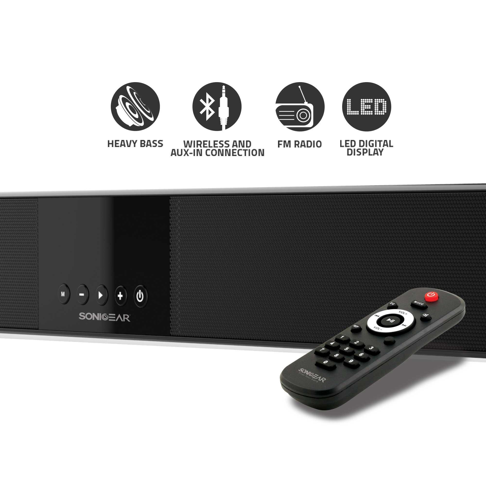 SonicGear TV SOUNDBAR SLIM AND POWERFUL 