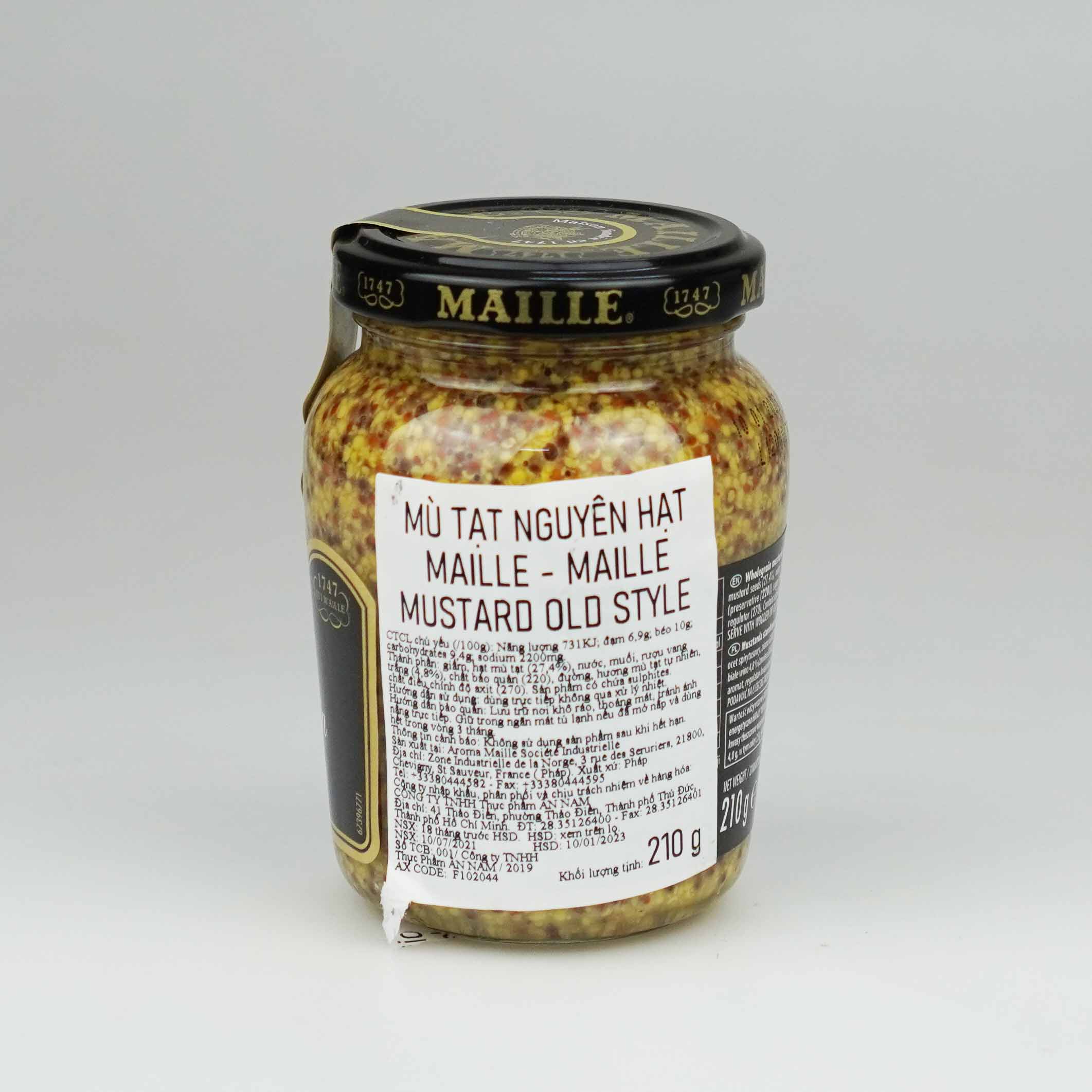 Maille Mustard OLD STYLE (210g) - Mù tạt Old Style Maille 210g