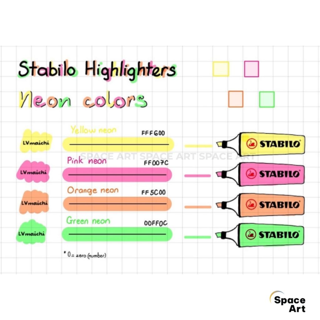 [Space Art Store][Chính hãng] Bút dạ quang Highlight STABILO BOSS 70