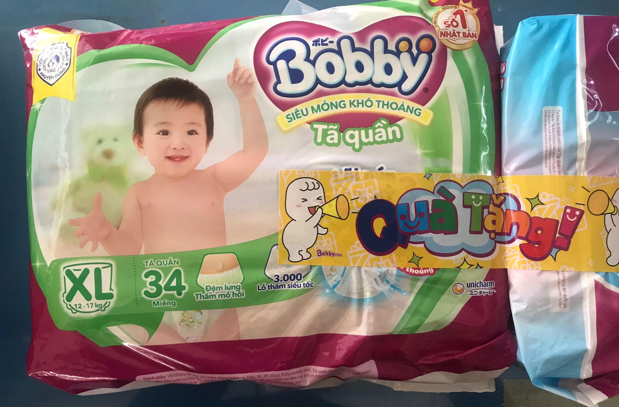 Bỉm Quần BOBBY L38/XL34/XXL30