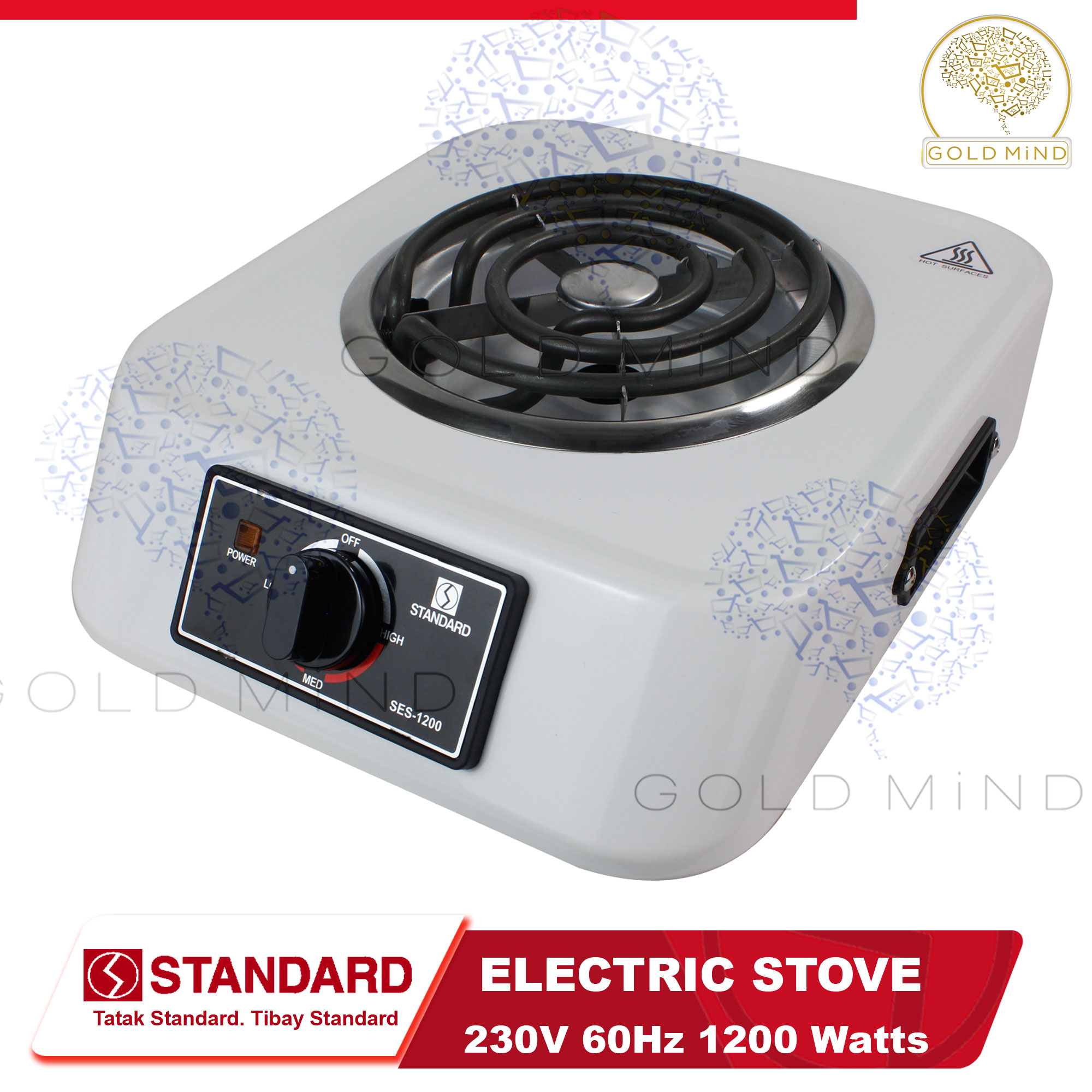 Standard Single Electric Stove 1200W Gold Mind Everyday Low Price Lazada PH