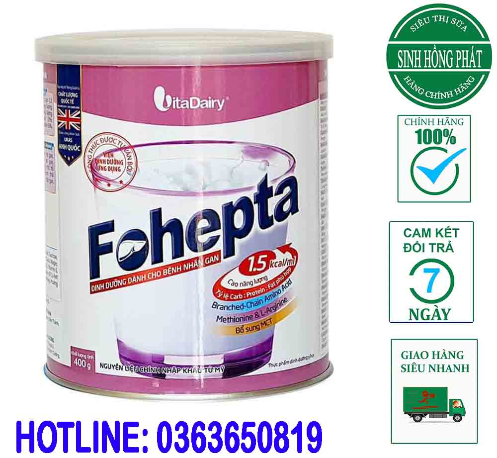 Sữa Fohepta 400g (Cho Người Bệnh Gan)
