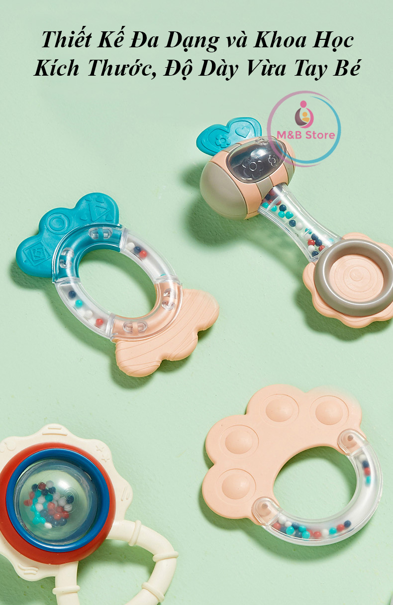 Set 10 Món Đồ Chơi Lục Lạc Gặm Nướu - KUB