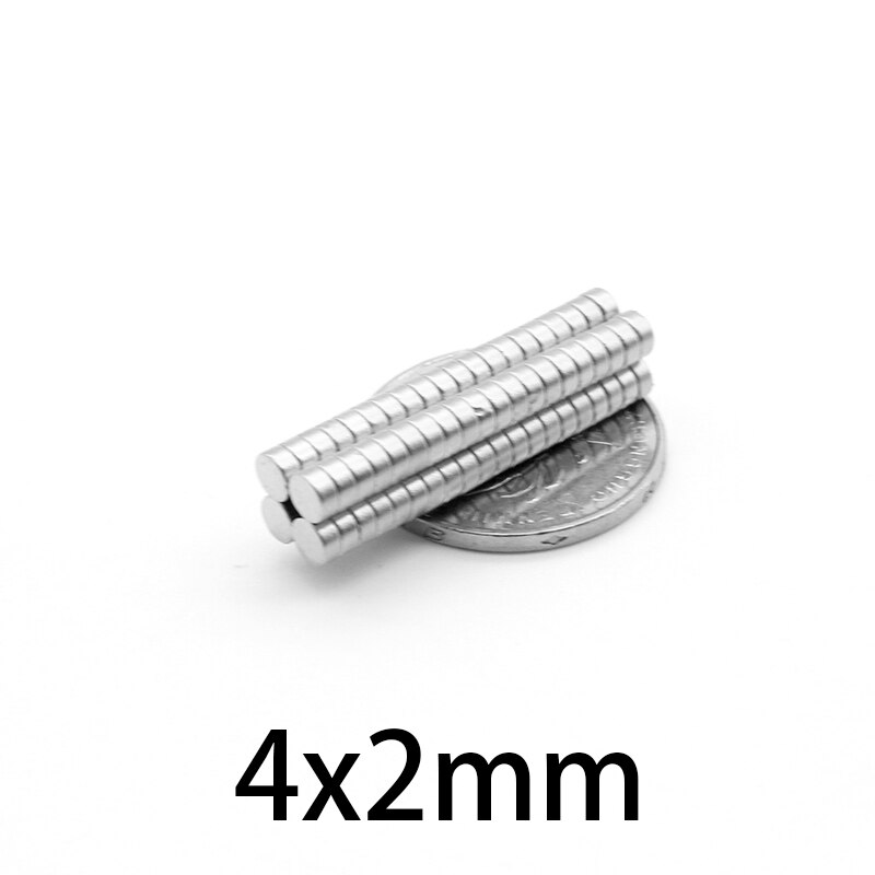 Nam châm đất hiếm 4x2mm , bộ 100 viên nam châm rubiz N52