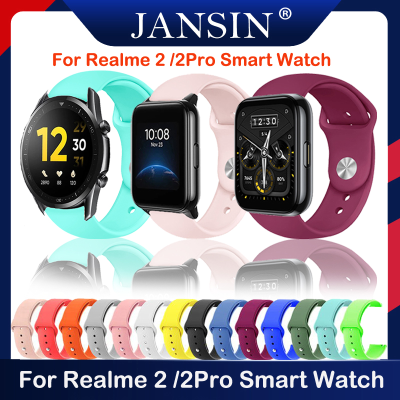 Realme Watch 2 Đồng hồ thông minh Đồng hồ thông minh Dây đeo bằng silicon thumbnail