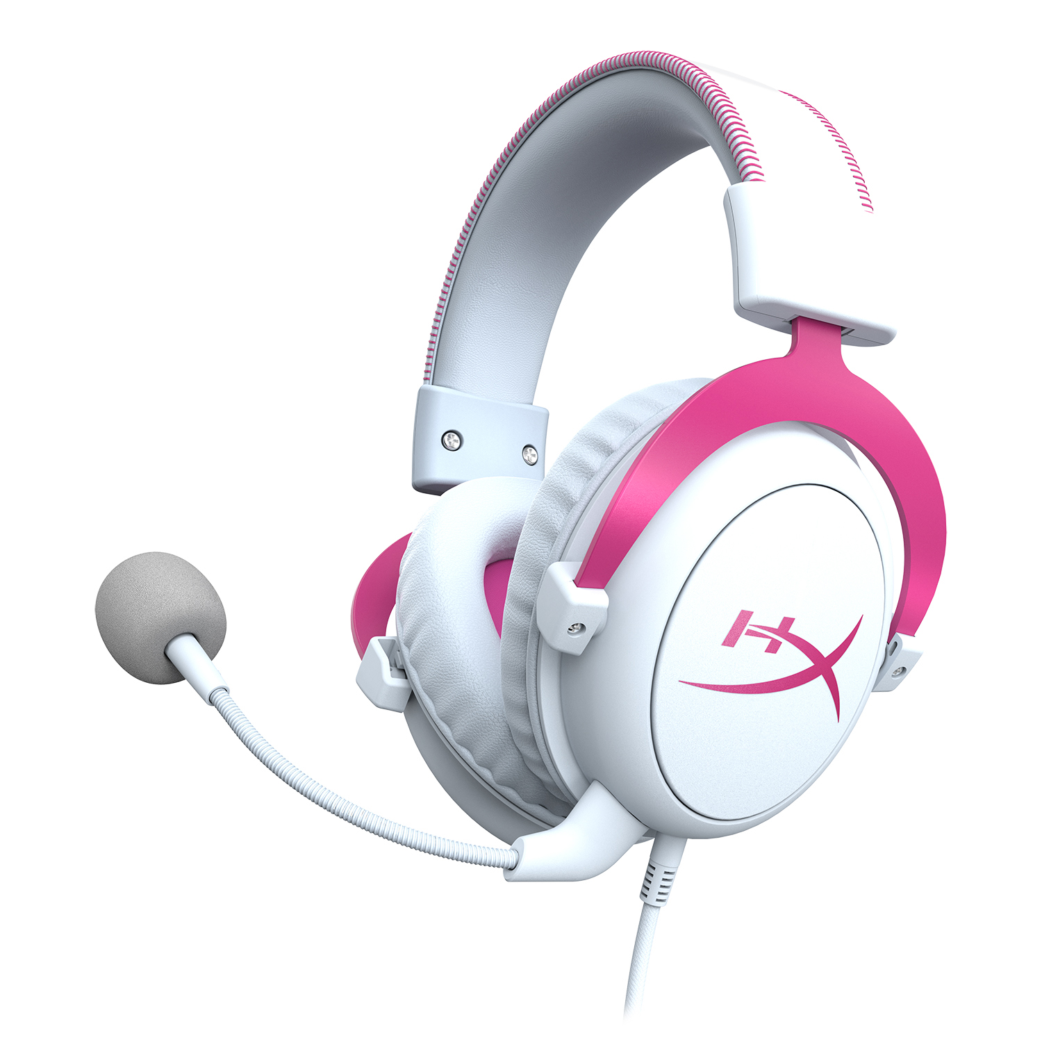 HyperX Cloud II Gaming Headset For PC/PS5/PS4 (Pink White)