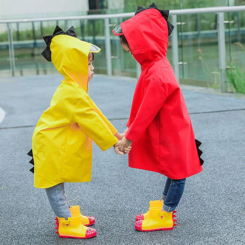 Áo Mưa Khủng Long Cho Bé