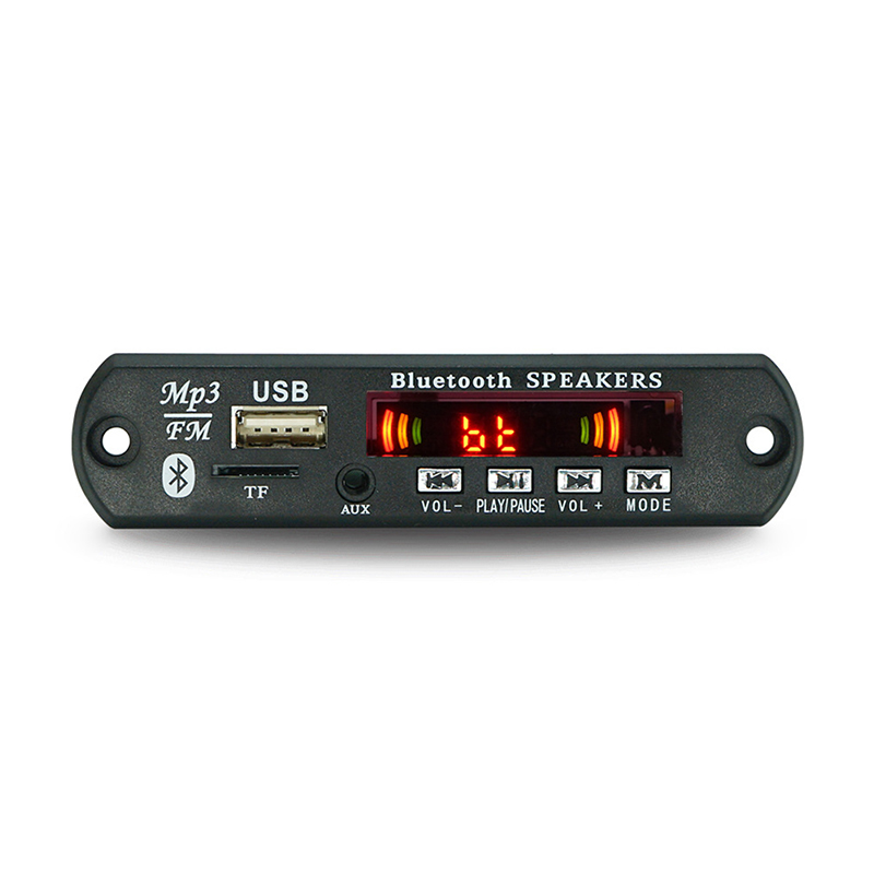 Wireless Bluetooth 5.0 9V-12V MP3 WMA Decoder Board Car Audio USB TF FM Radio Module Color Screen MP3 Player with Remote Control.