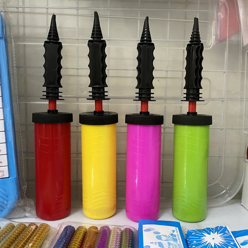 Bơm bong bóng bằng tay loại lớn cực nhanh 30cm - bơm bóng bay bơm bóng yoga bơm phao bơi...
